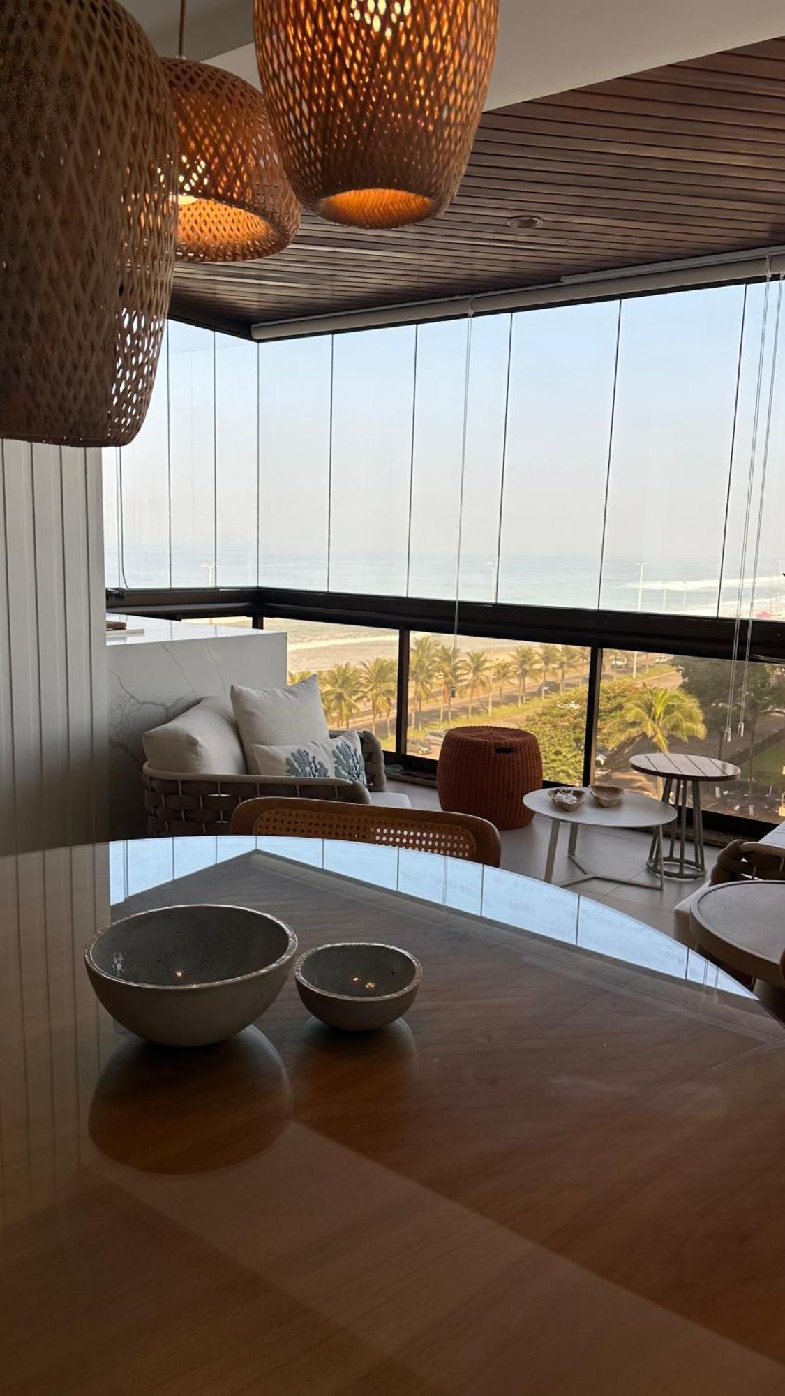Lindo Apto No Melhor Lugar Da Barra Da Tijuca! Com Uma Vista De Tirar O Folego, Frente Para O Mar! Totalmente Equipado E Decorado Ao Lado Dos Melhores Hoteis E Quiosques Da Barra! Portaria 24H, Piscina, Sauna, Jacuzzi, Academia, Garagem, Wi-Fi, Lavan Río de Janeiro Exterior foto